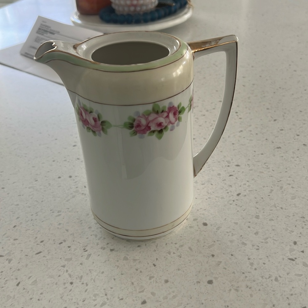 Hand painted Nippon pitcher